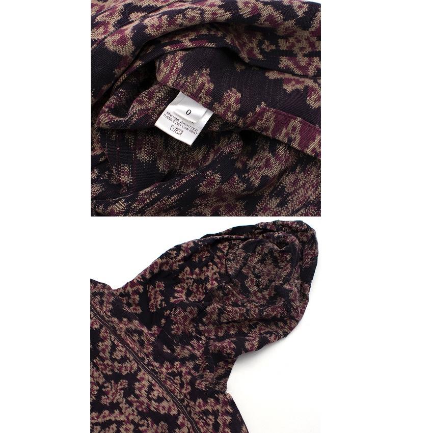 Baja East Cotton Pattern Hooded Top