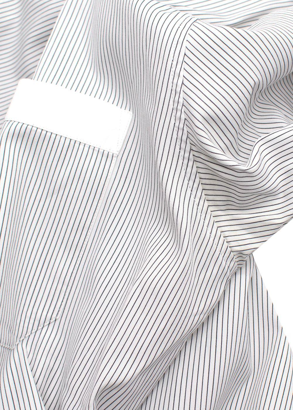 Dior Black and White Pinstripe Shirt