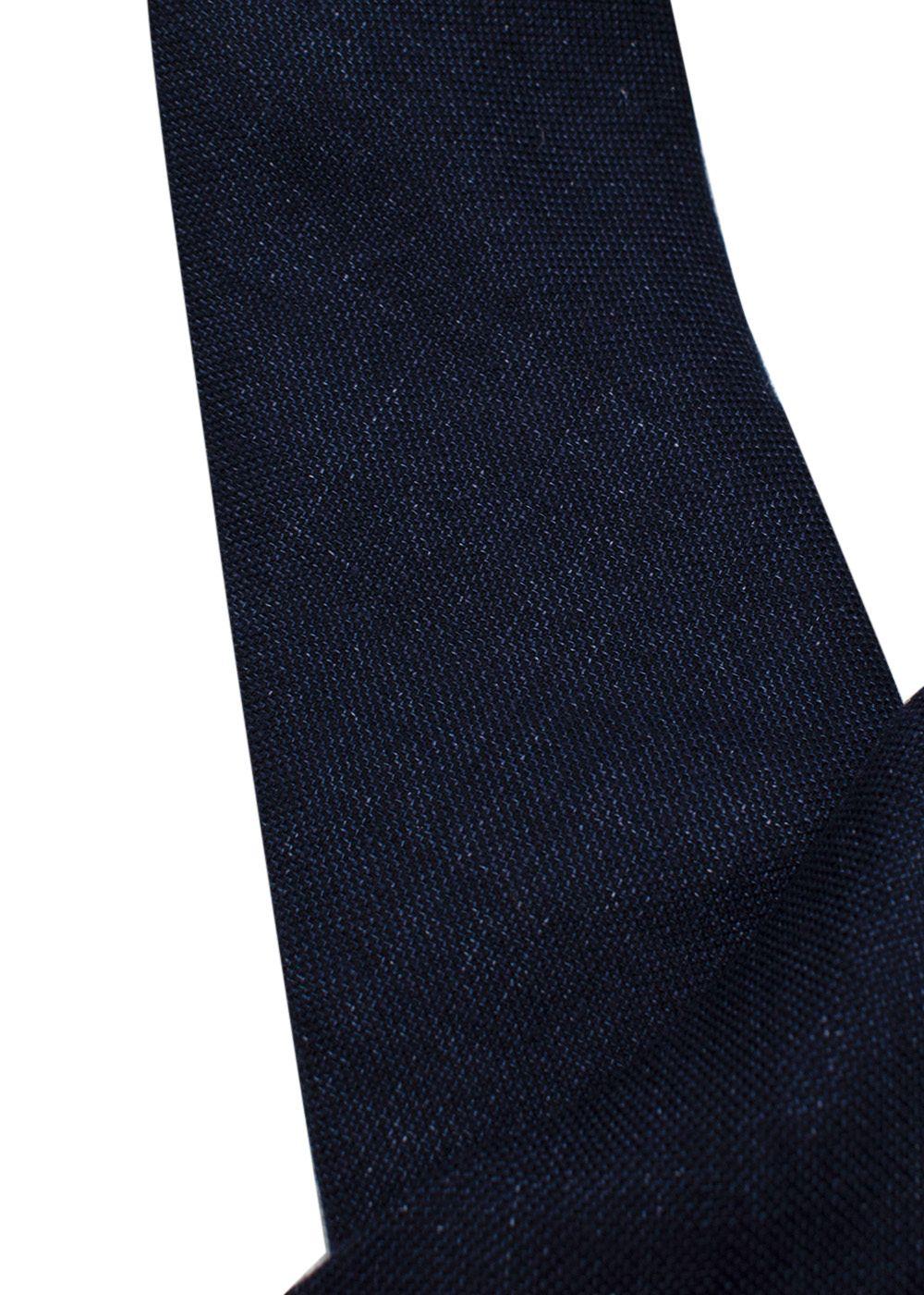 Berluti Navy Hemp-Wool Blend Tie