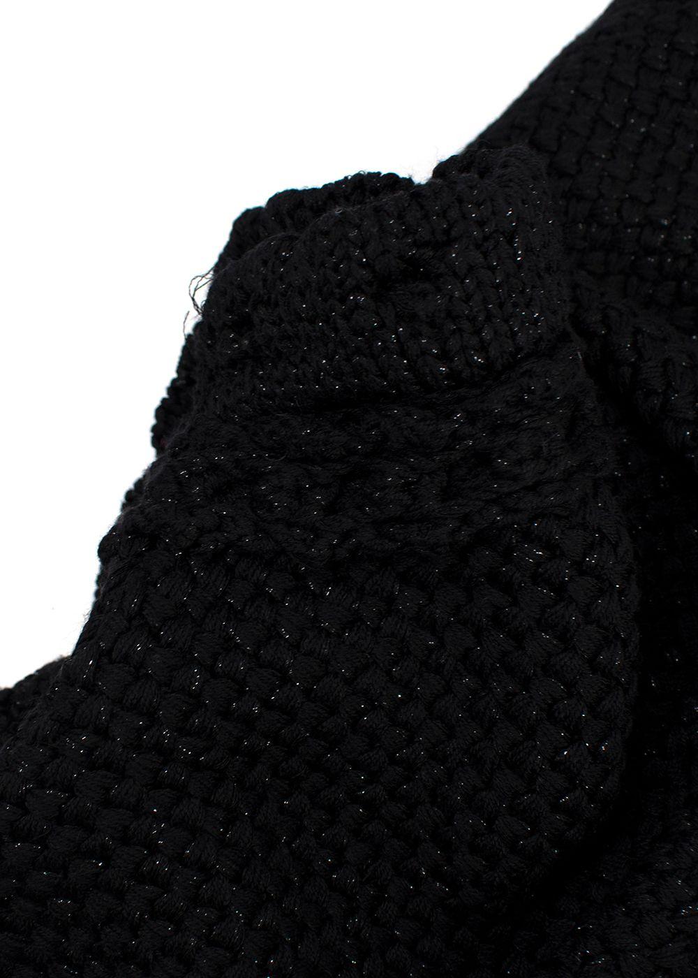 Andrew GN Black Sparkle Cardigan