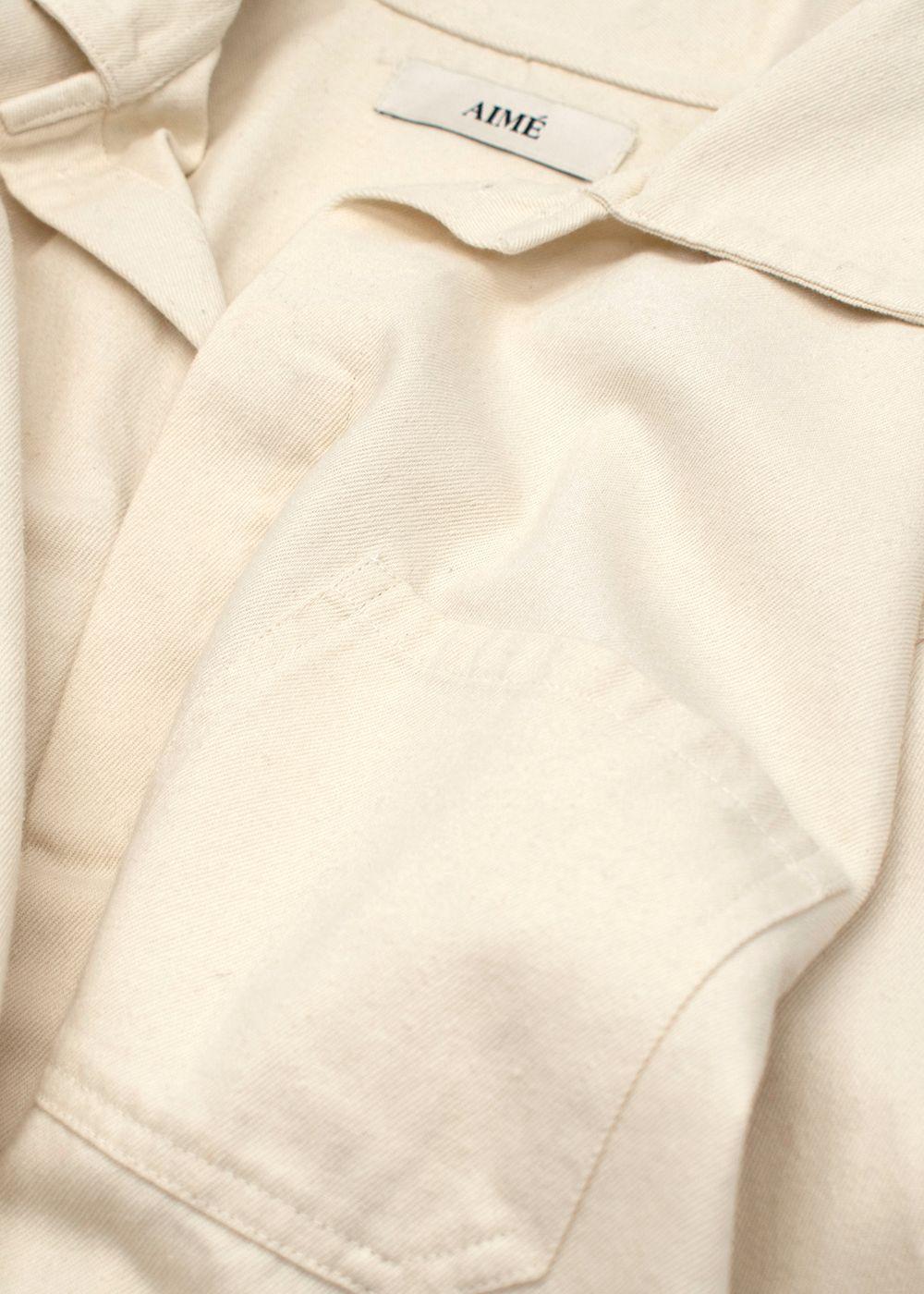 Aime Cream Over Shirt