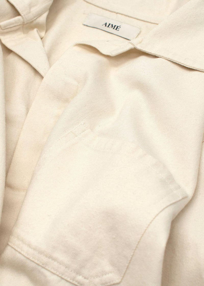 Aime Cream Over Shirt