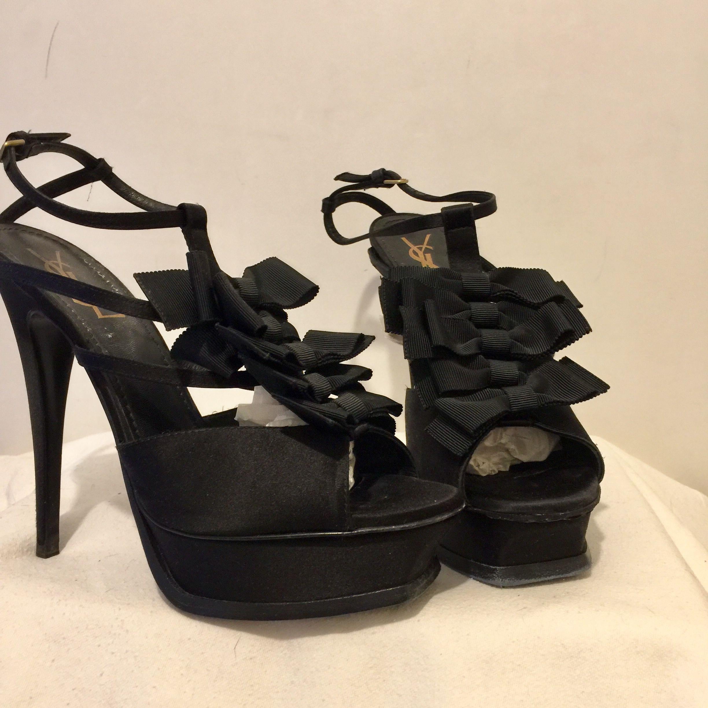 Vintage Satin & Grosgrain Tribute Sandals