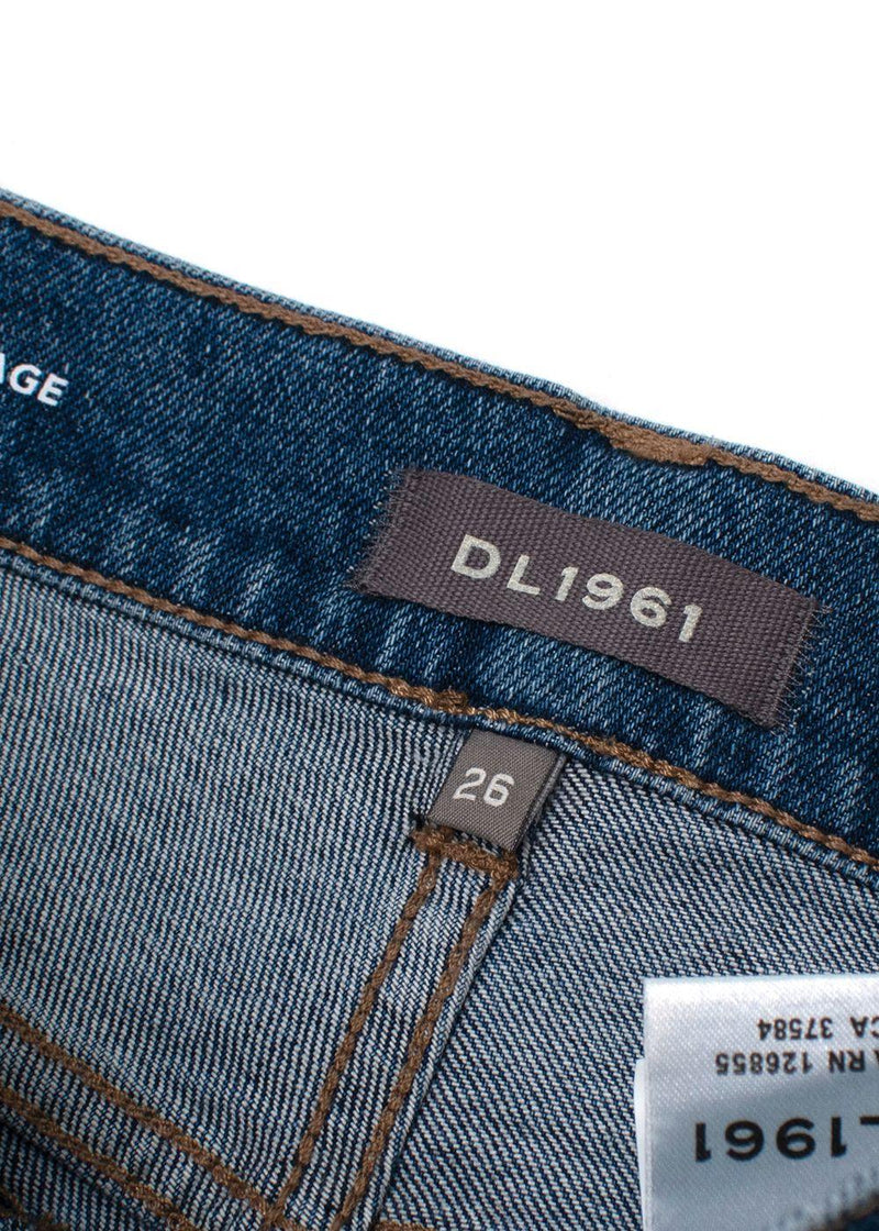 DL 1961 Blue Denim High Rise Vintage Jeans