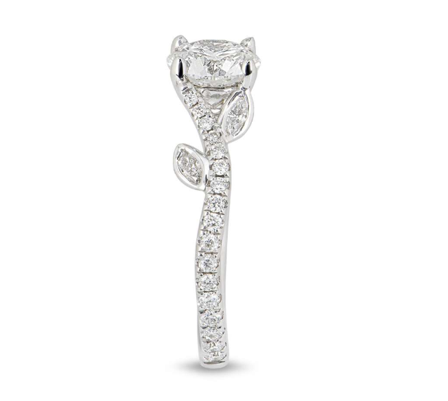 Bespoke 18ct White Gold Brilliant Cut Diamond Ring