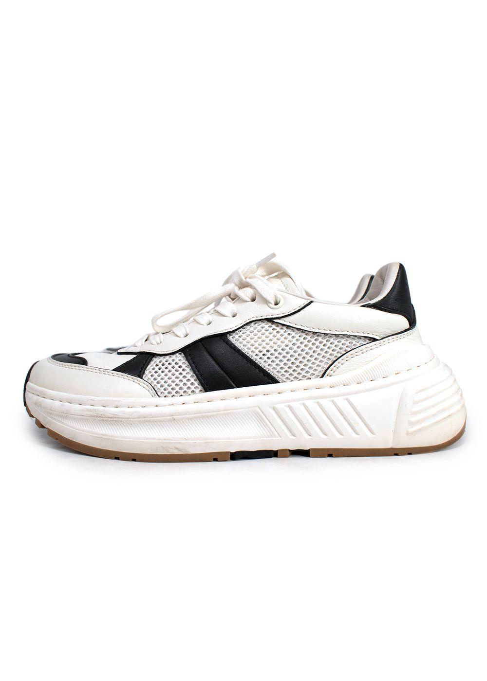 Bottega Chunky Black & White Sneakers