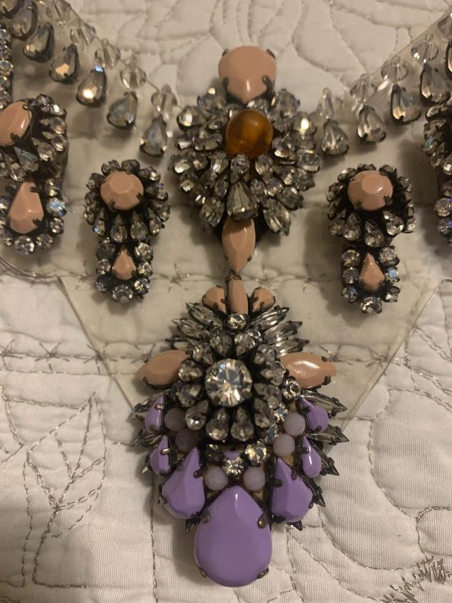 Shourouk Crystal Embellished Bib Necklace