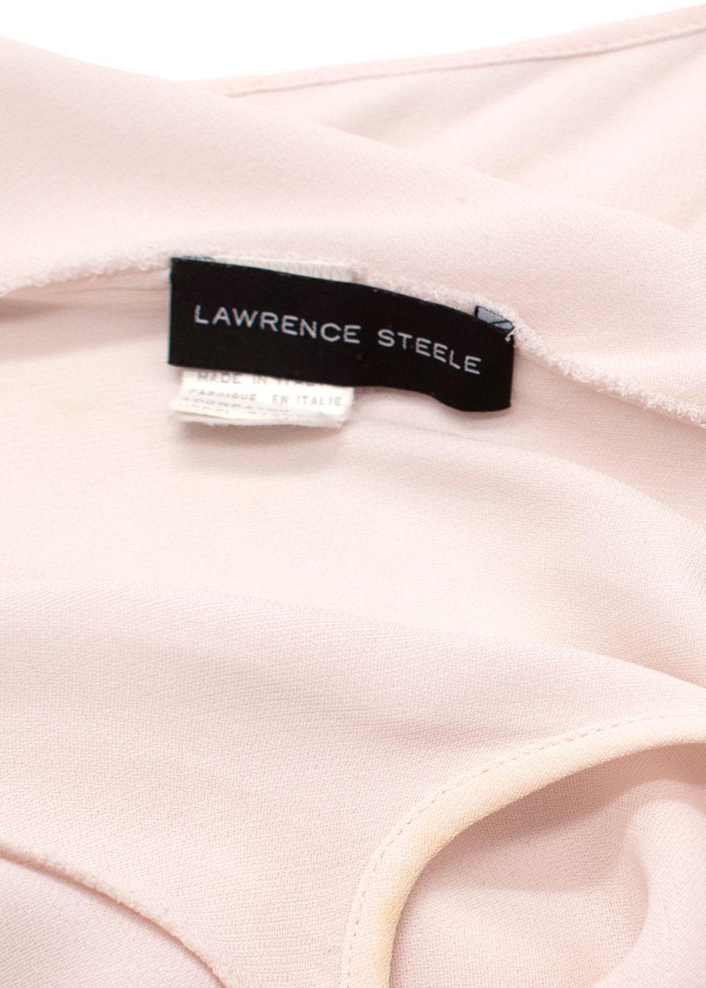Lawrence Steele Pale Pink Backless Dress
