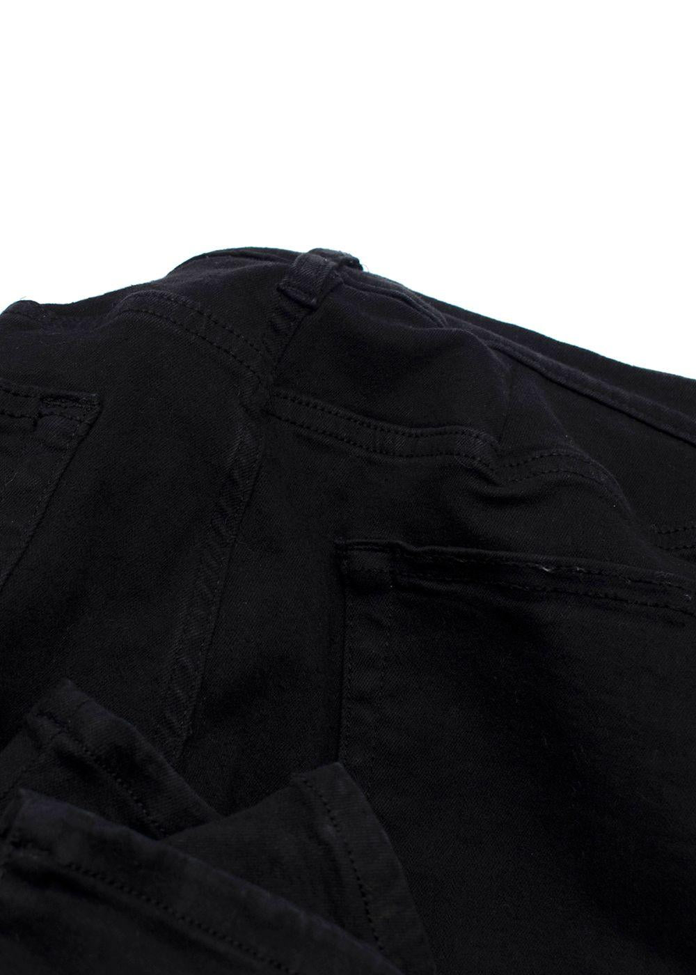 Frame Black Le High Straight Jeans