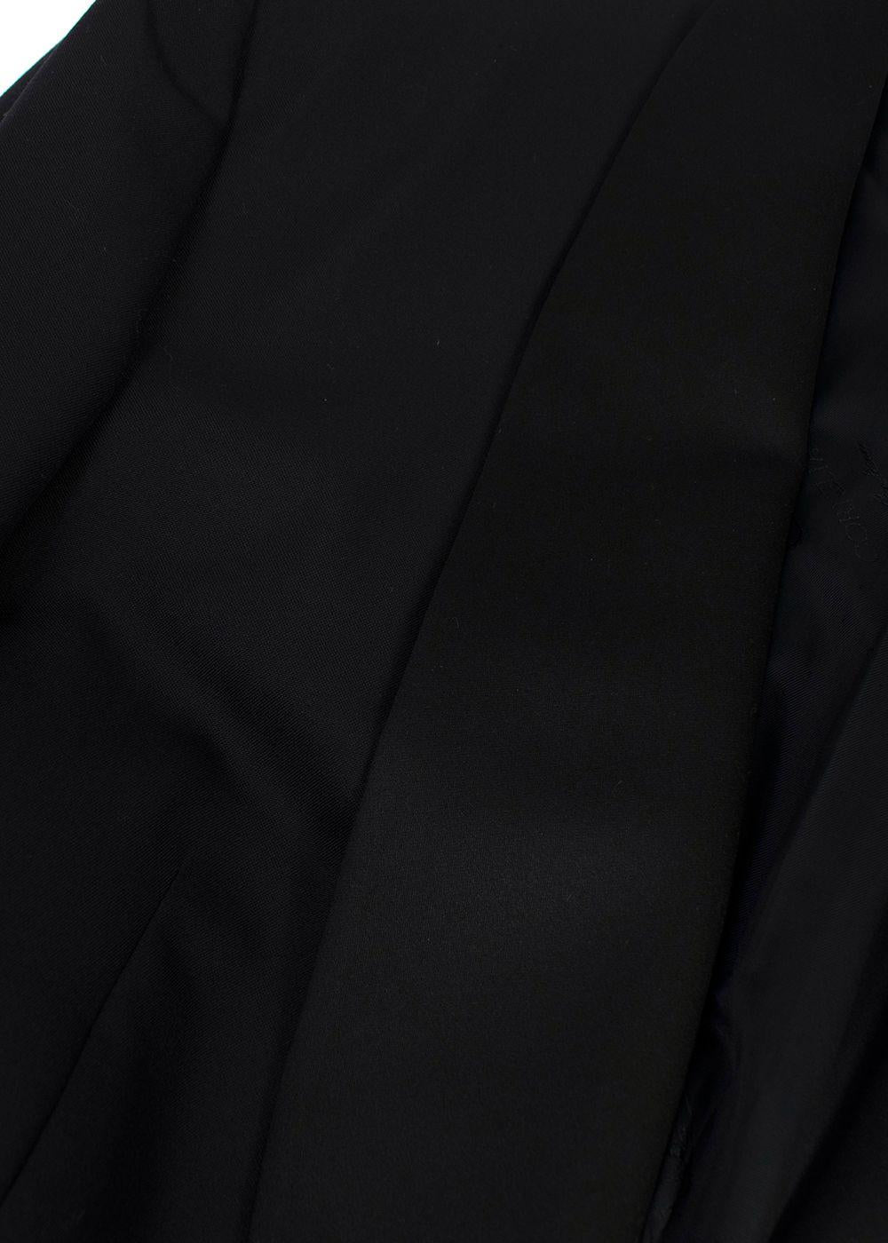 Corneliani Black Extra Fine Wool Single Breasted Suit