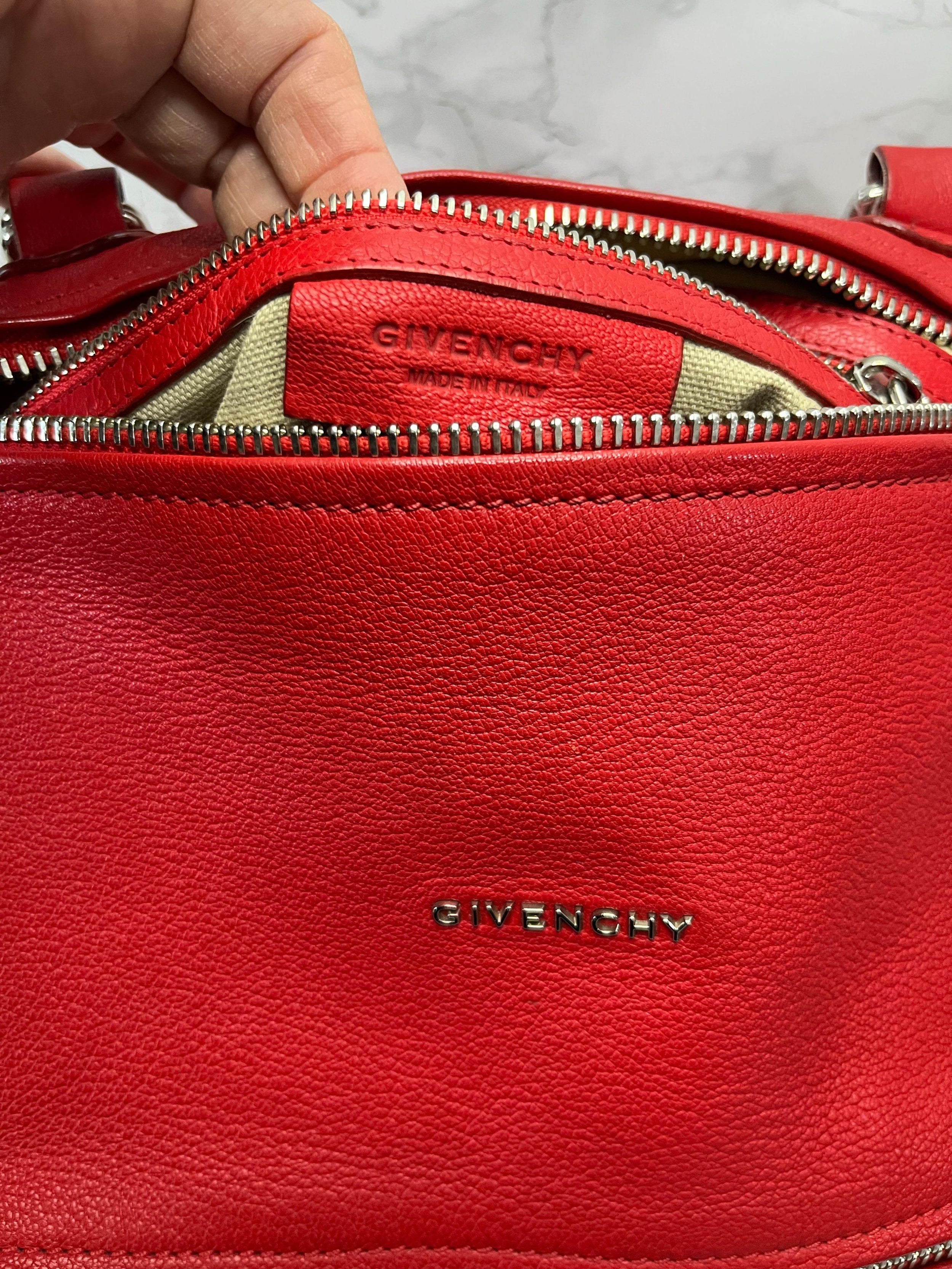 Givenchy Small  Red Pandora Bag