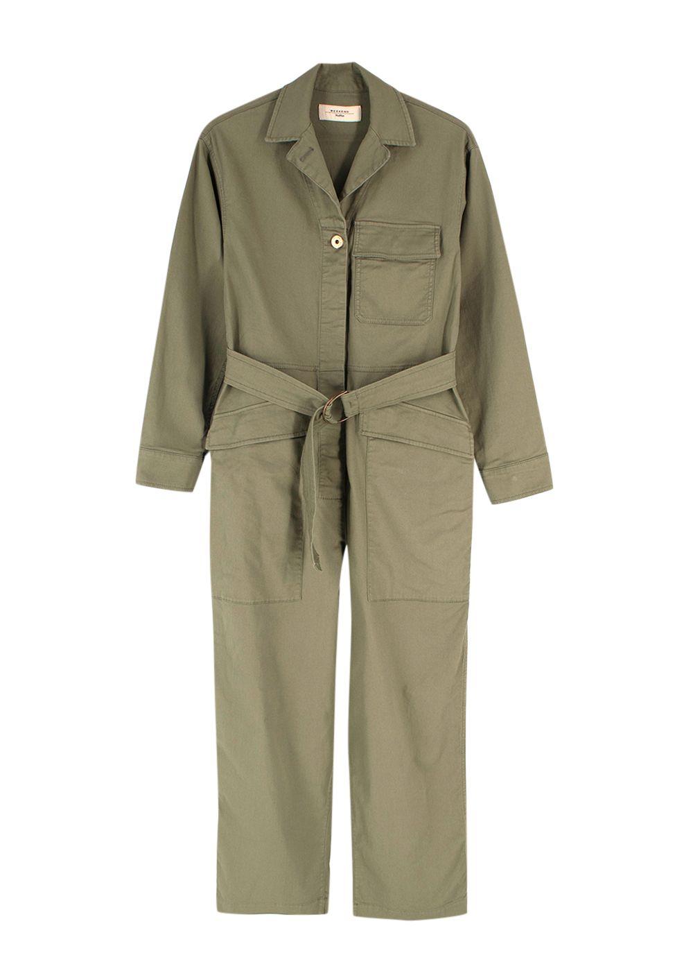Weekend Max Mara Khaki Boiler Suit