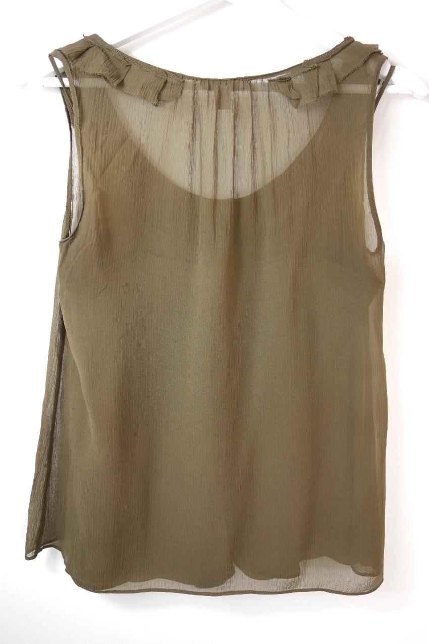 Burberry Brit Silk Chiffon Top