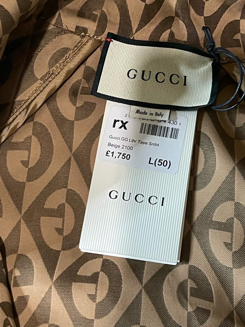 Gucci Diamond Monogram Web Stripe Sleeve Track Top