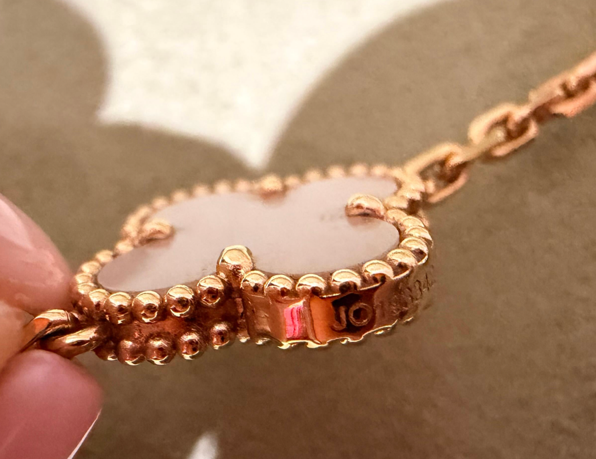 Van Cleef & Arpels Long Vintahe Alahambra Necklace