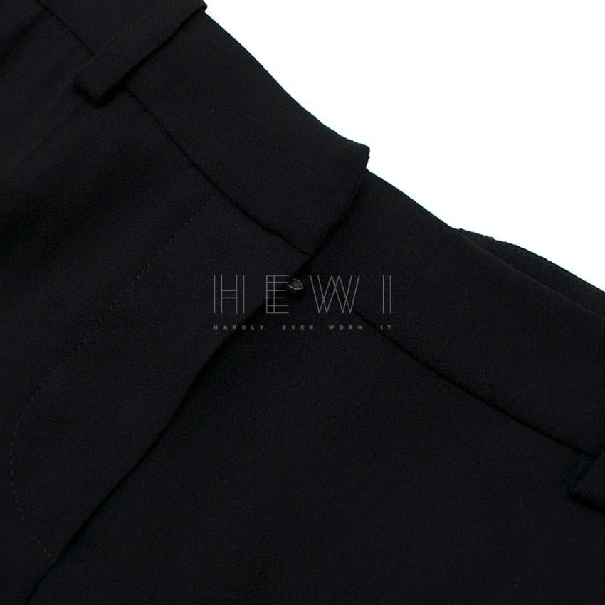 Vanessa Bruno Black Crepe Tailored Trousers