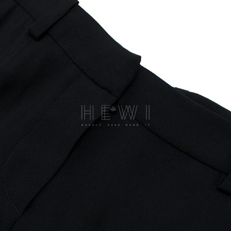 Vanessa Bruno Black Crepe Tailored Trousers