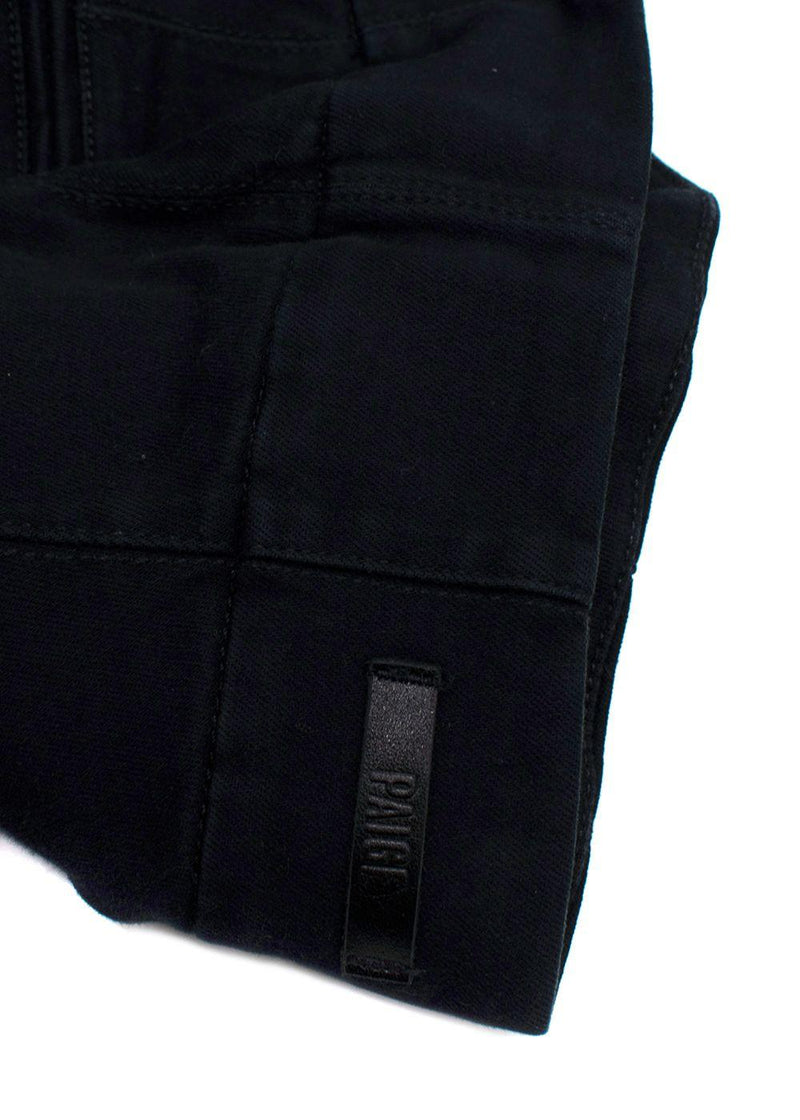 Paige Black Denim Blake Corset Jeans