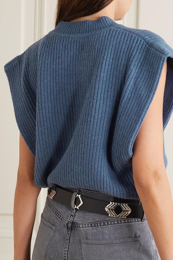 Isabel Marant Sleeveless Ribbed Knit Bridget Jumper
