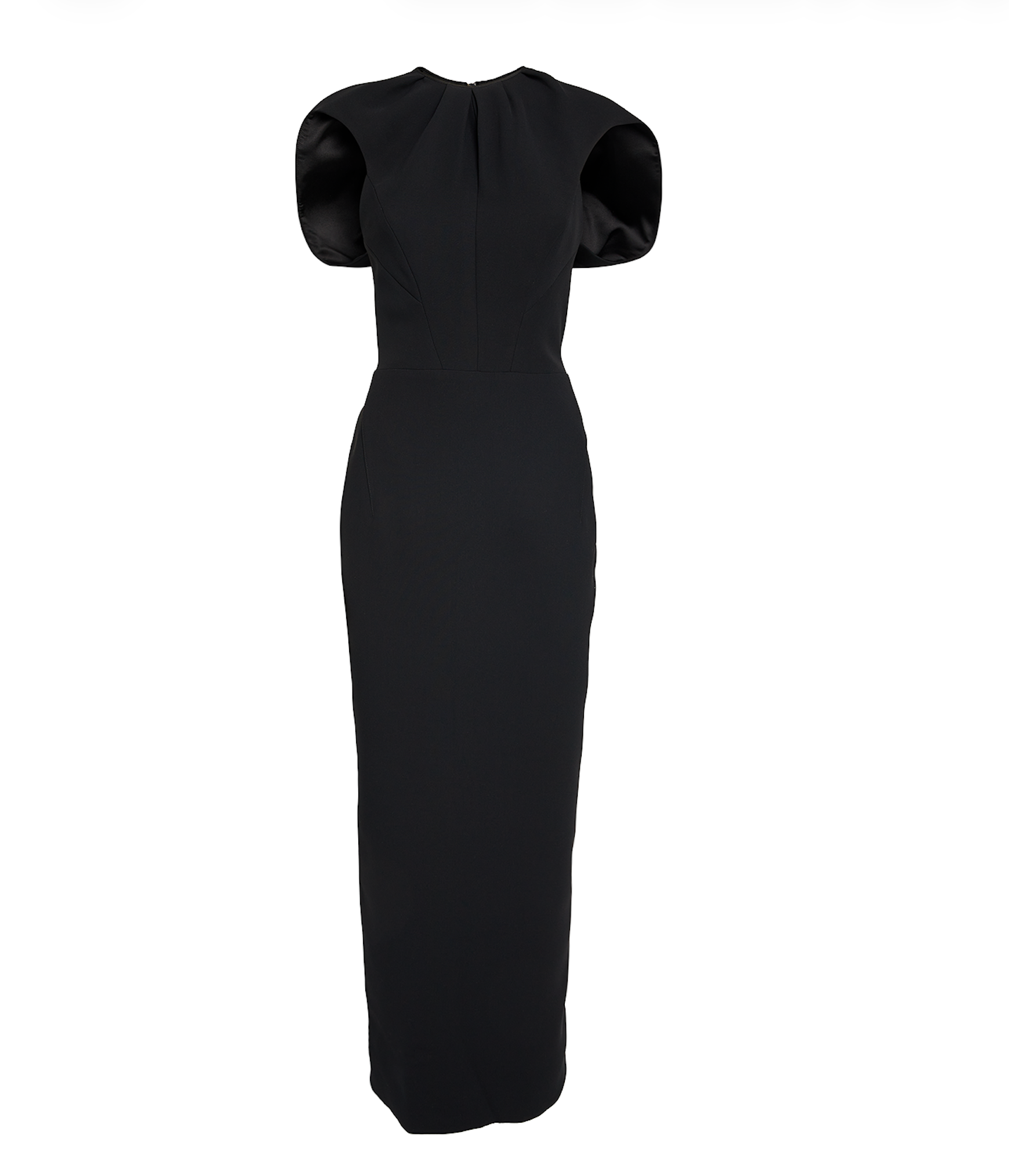 Maticevski Cypress Ruched Crepe Midi Dress