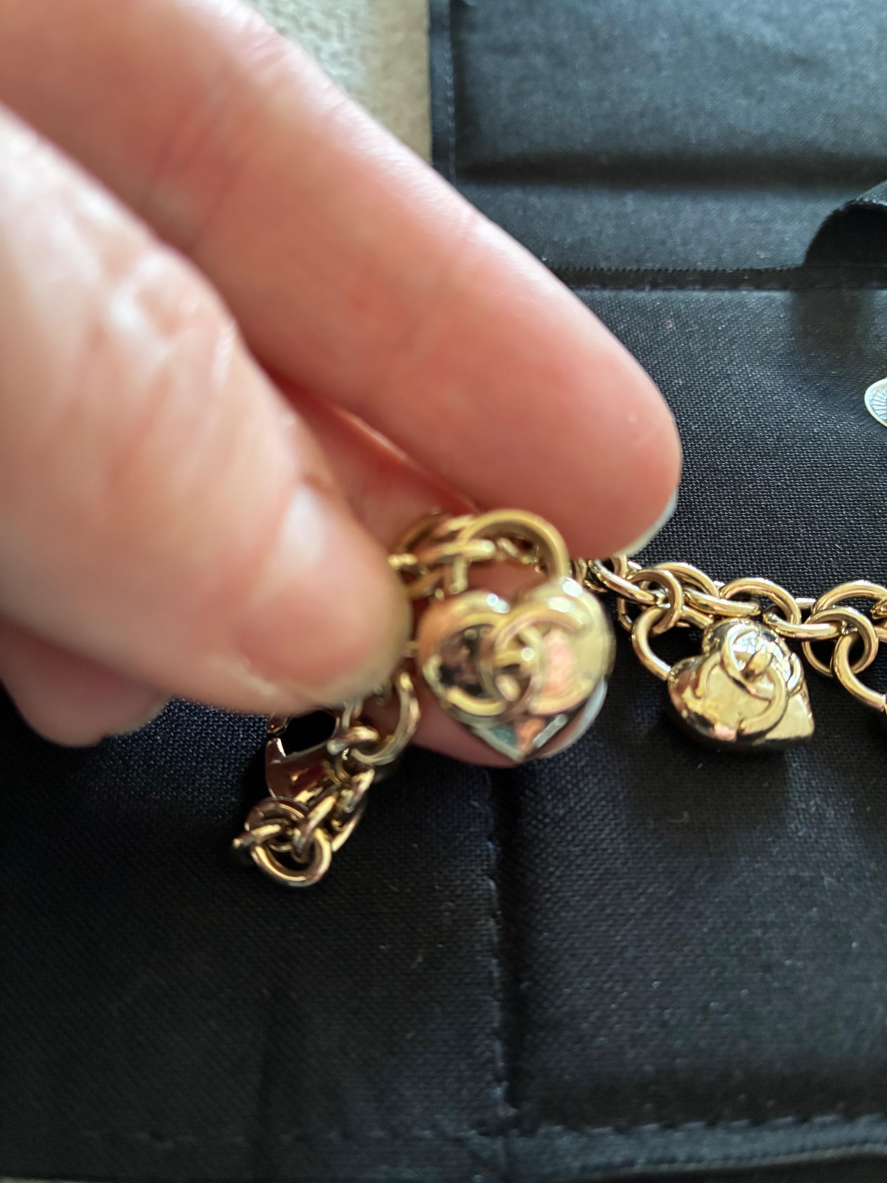 Chanel CC Lock Charm Bracelet