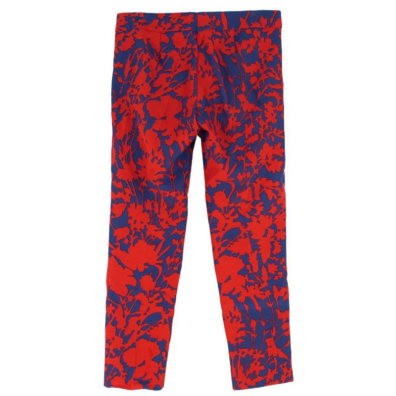 Max & Co Floral-Print Cropped Tapered Trousers