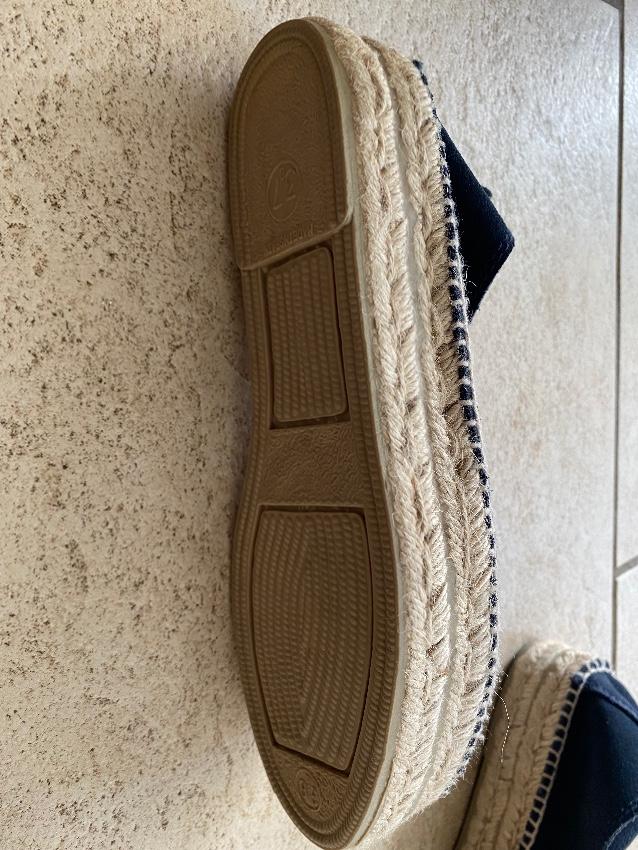 Manebi Blue Canvas Espadrilles