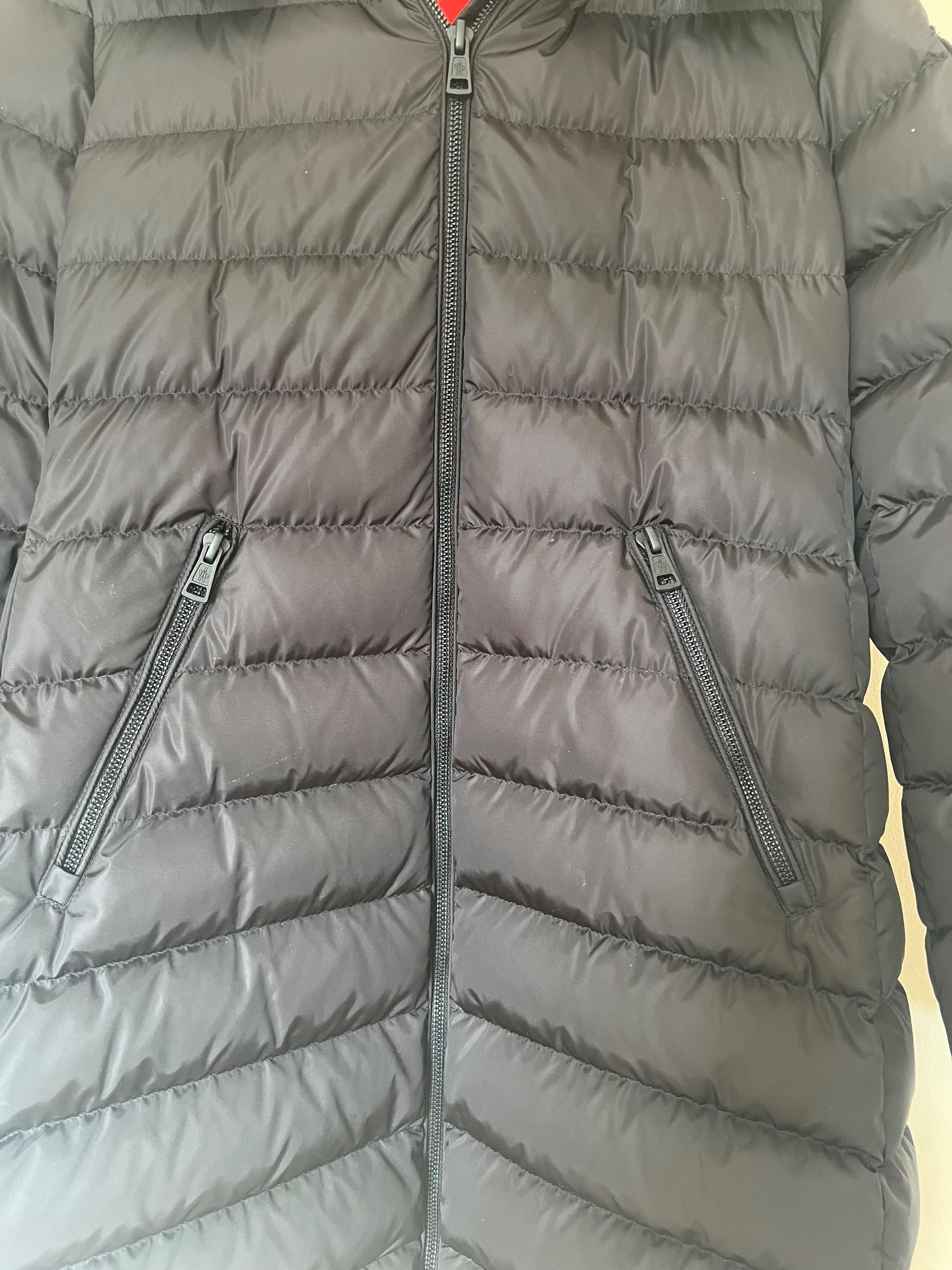 Moncler Black Long Coat