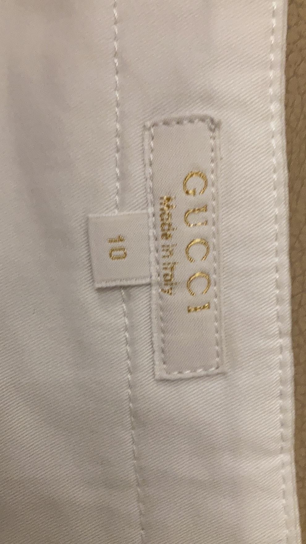 Kids 10A White Cotton Skirt