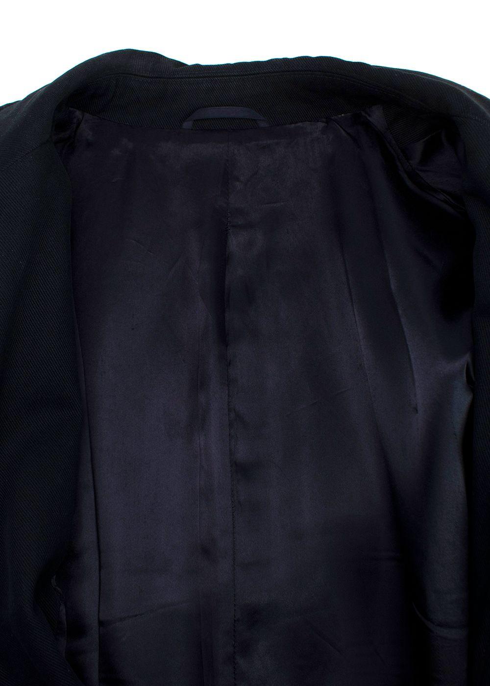 Torrente Navy Cotton Single-breasted Coat
