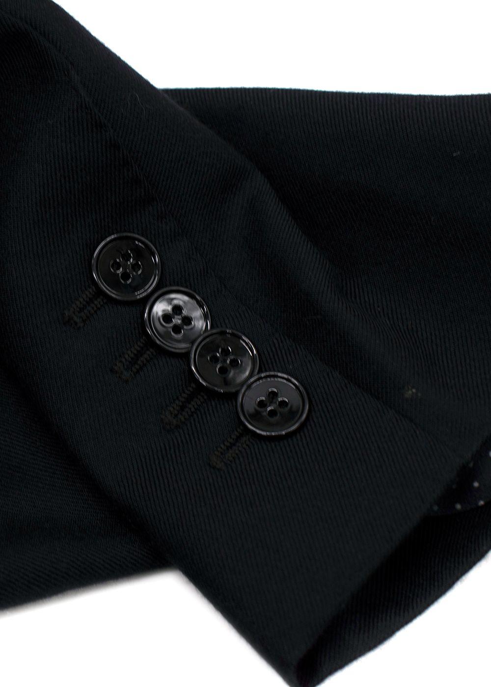 Dolce&Gabbana Black Cashmere Blend Blazer