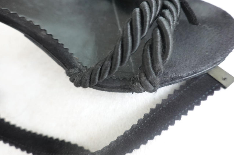 Chloe Suede & Rope Lace Up Sandals