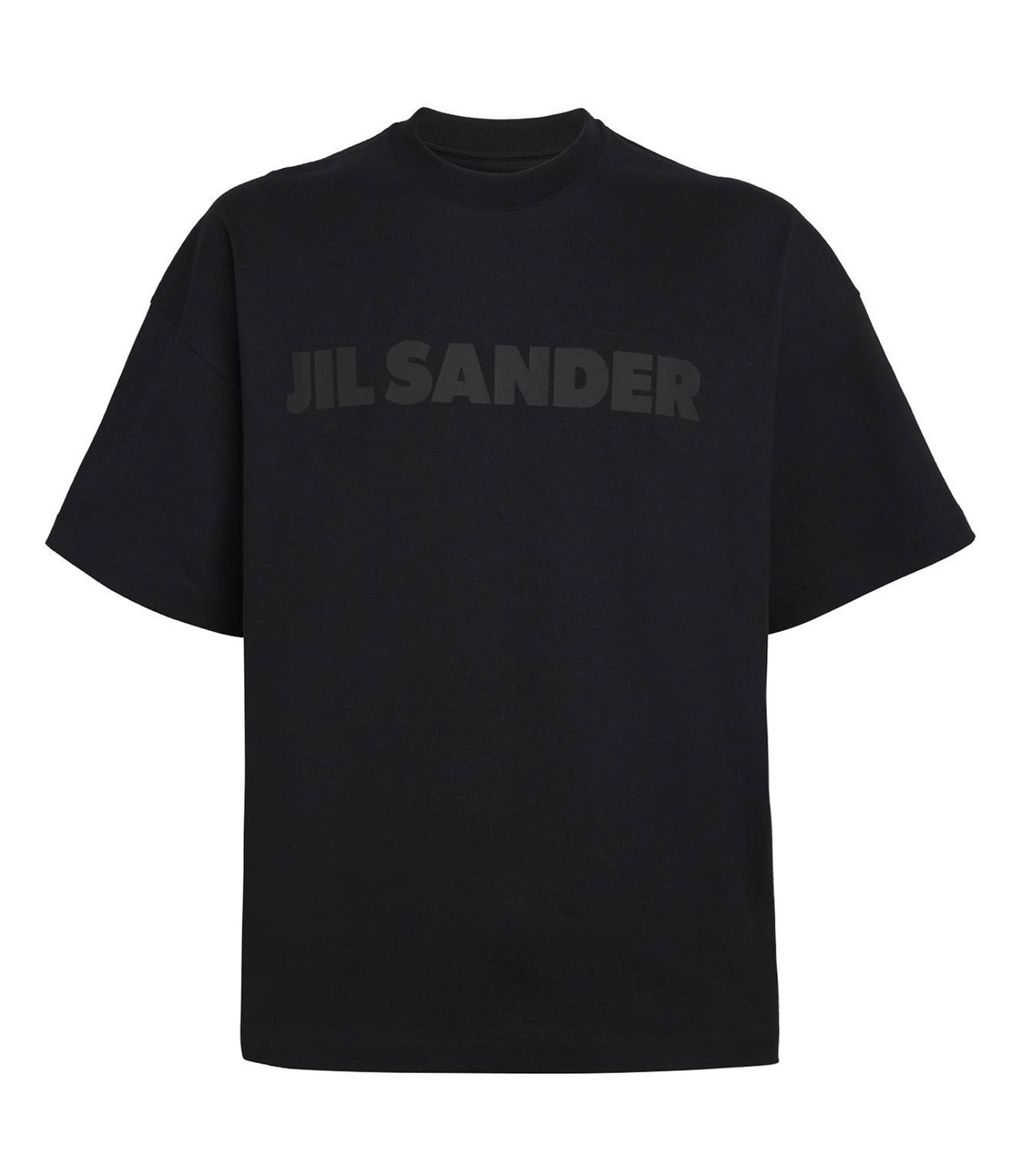 Jil Sander Round Collar Tonal Logo T-Shirt