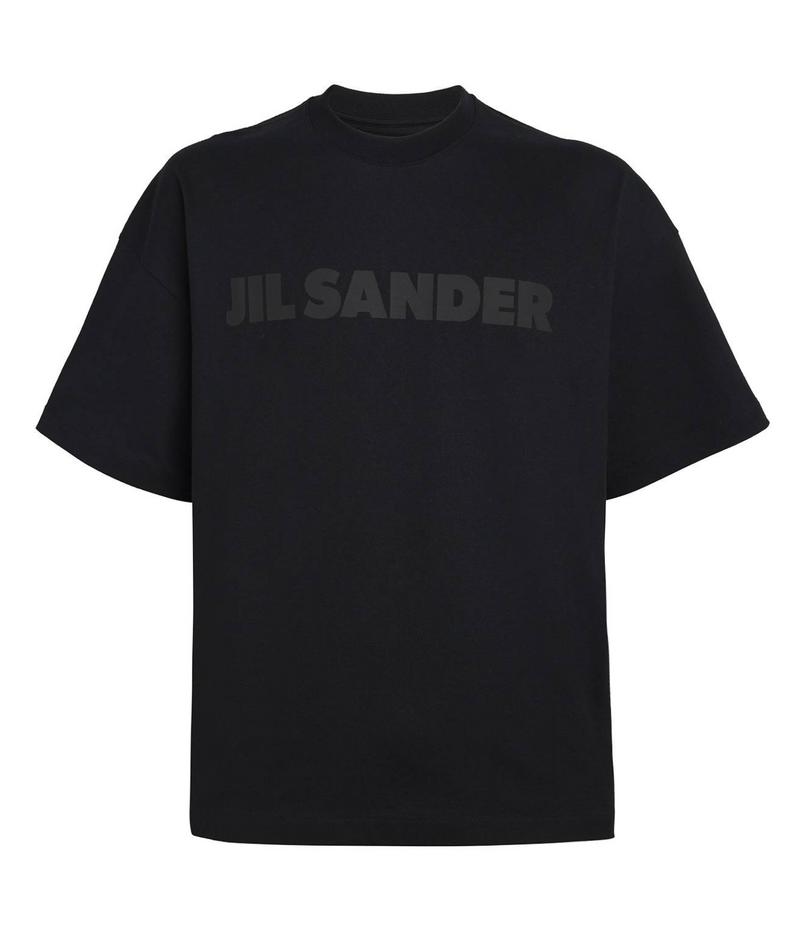 Jil Sander Round Collar Tonal Logo T-Shirt