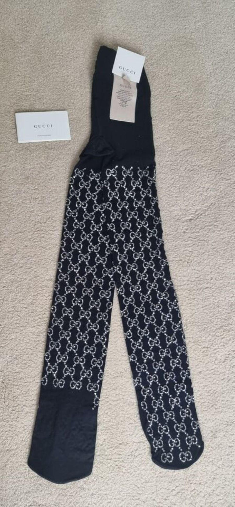 Gucci GG Crystal Embellished Tights
