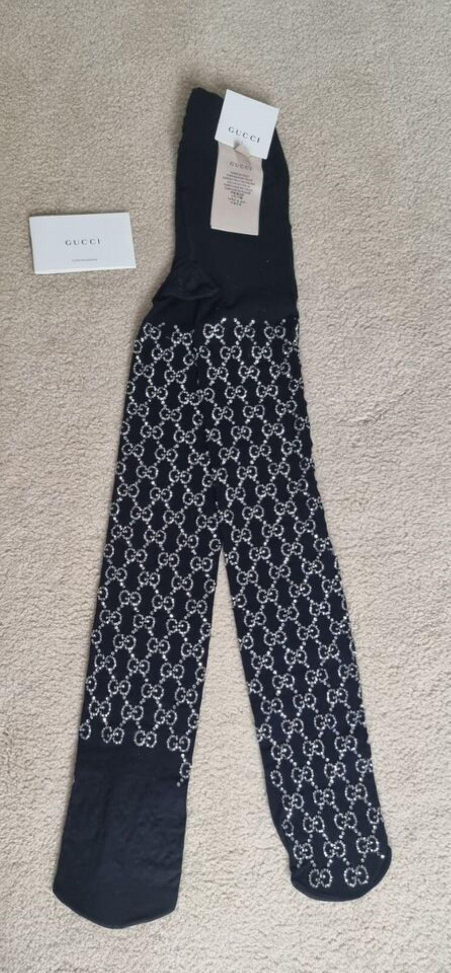 Gucci GG Crystal Embellished Tights