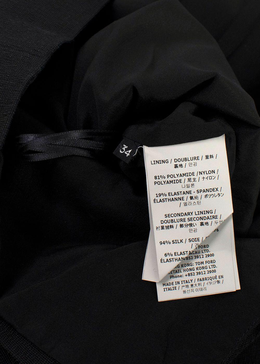 Tom Ford Velvet Strapless Corset Dress