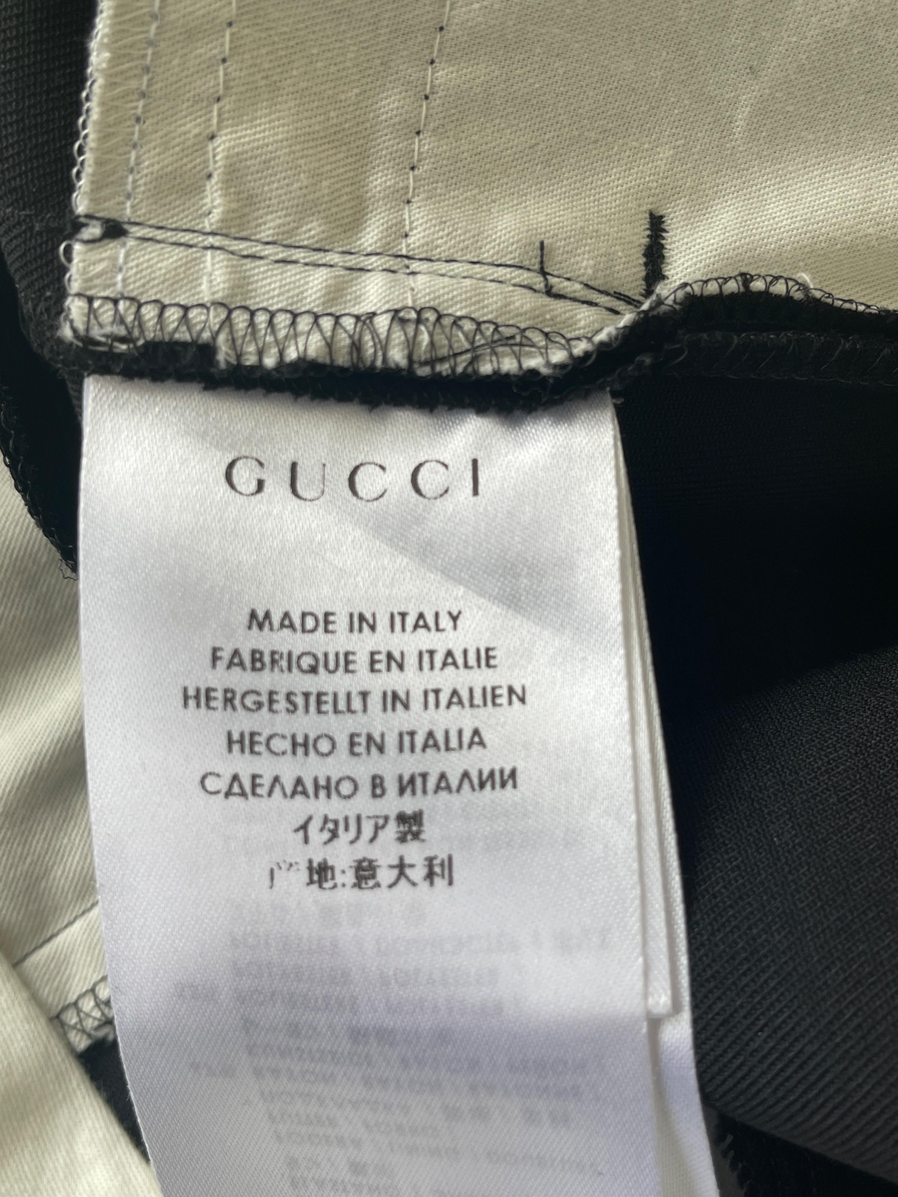 Gucci Black Tailored Trousers
