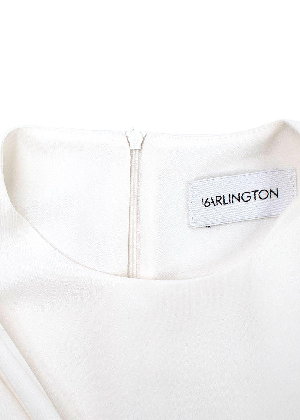 16Arlington White Long Sleeve Bow Tie Blouse