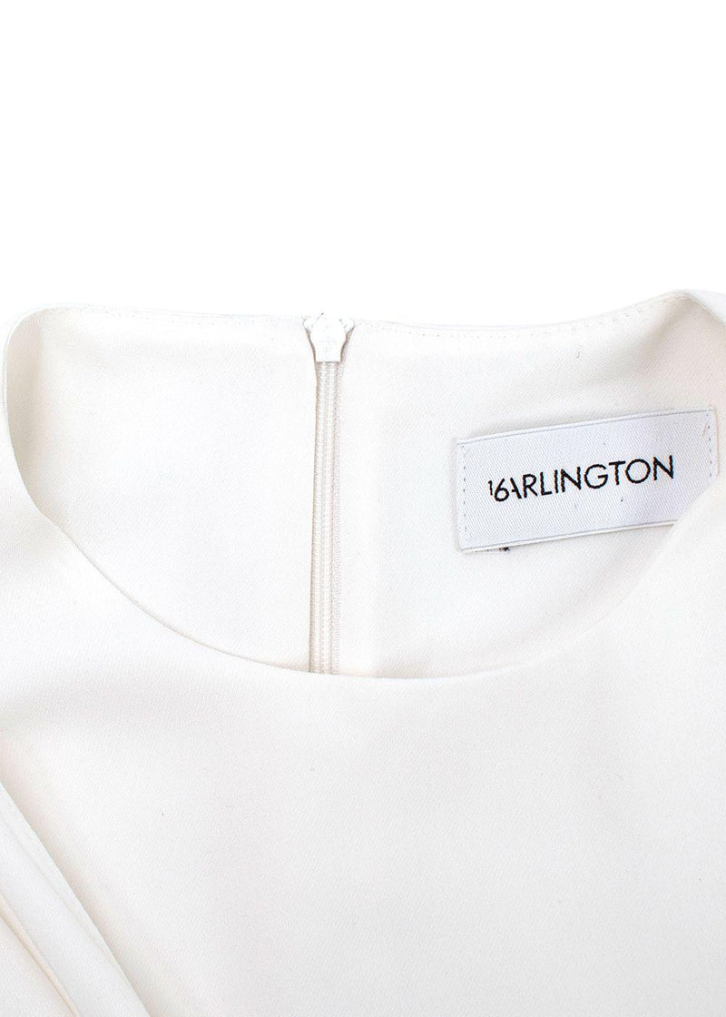 16Arlington White Long Sleeve Bow Tie Blouse