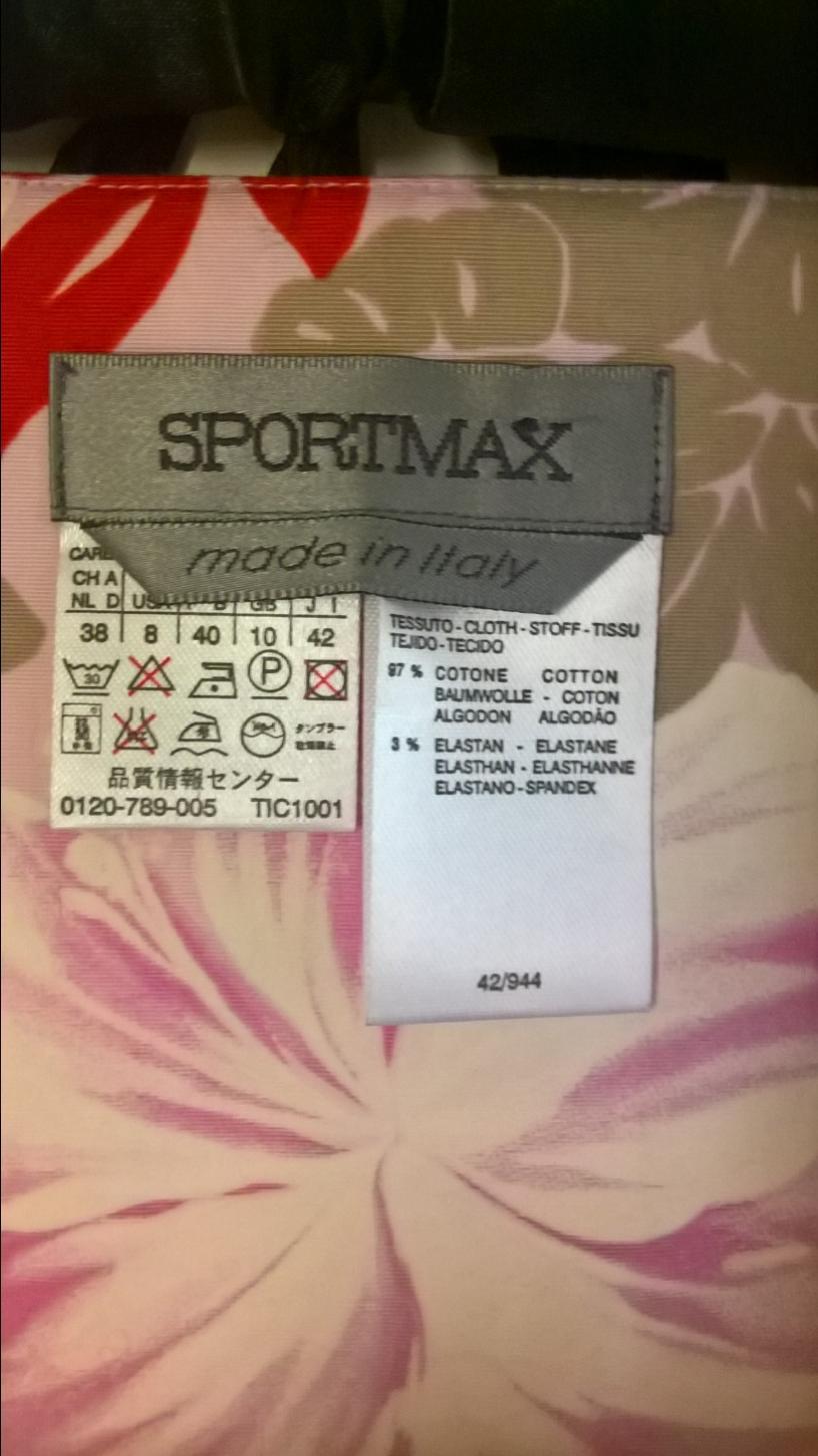 Sportmax floral printed dress