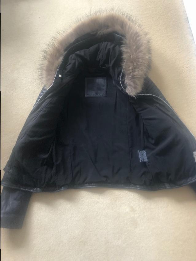 R Paris Black Quilted Biker Jacket
