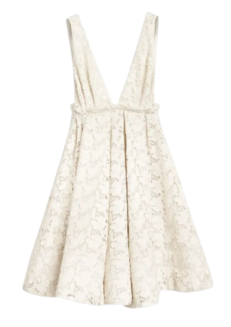 Brock Collection Lace Pleated Mini Dress