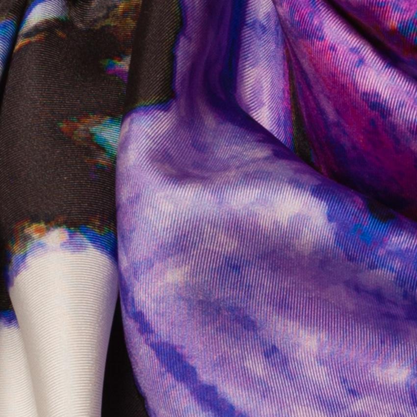 Rosemary Goodenough River Through a Curtain IV Silk Scarf