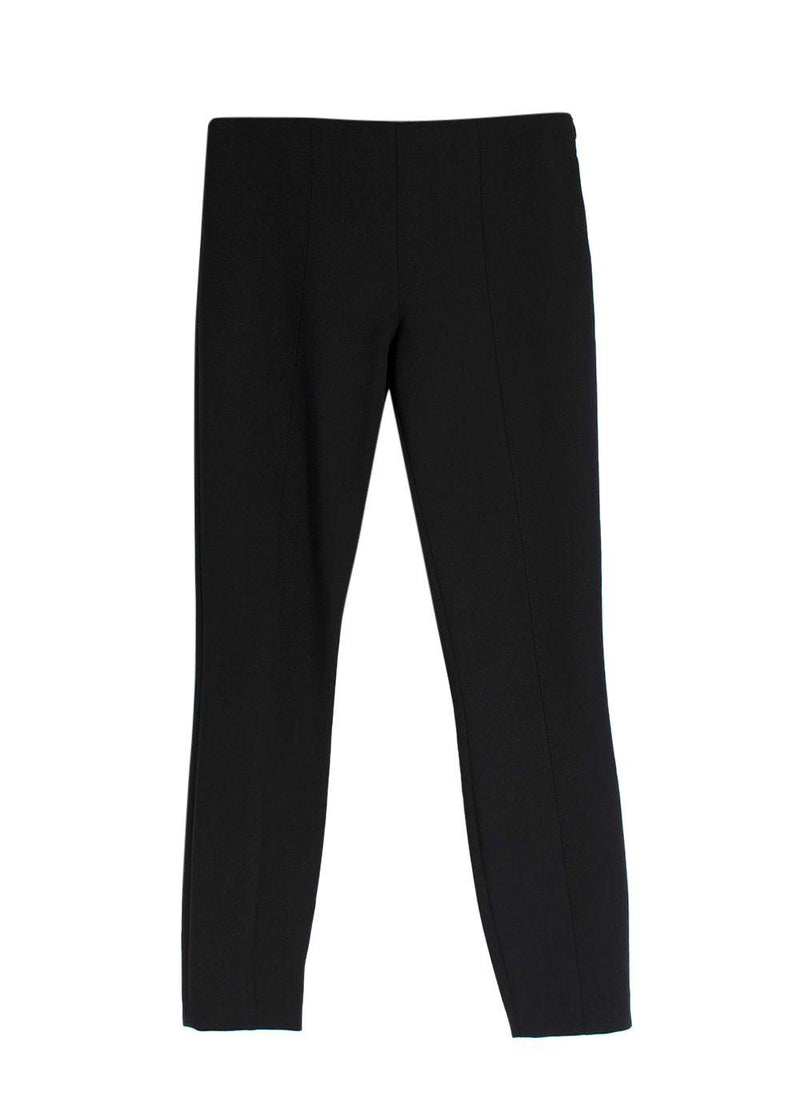 The Row Black Cigarette Trousers