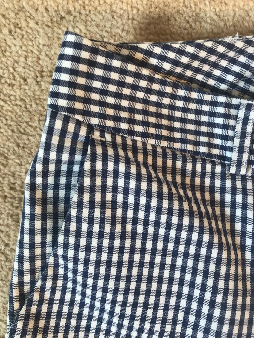 Michael Michael Kors Gingham Wellesley ankle fit pants