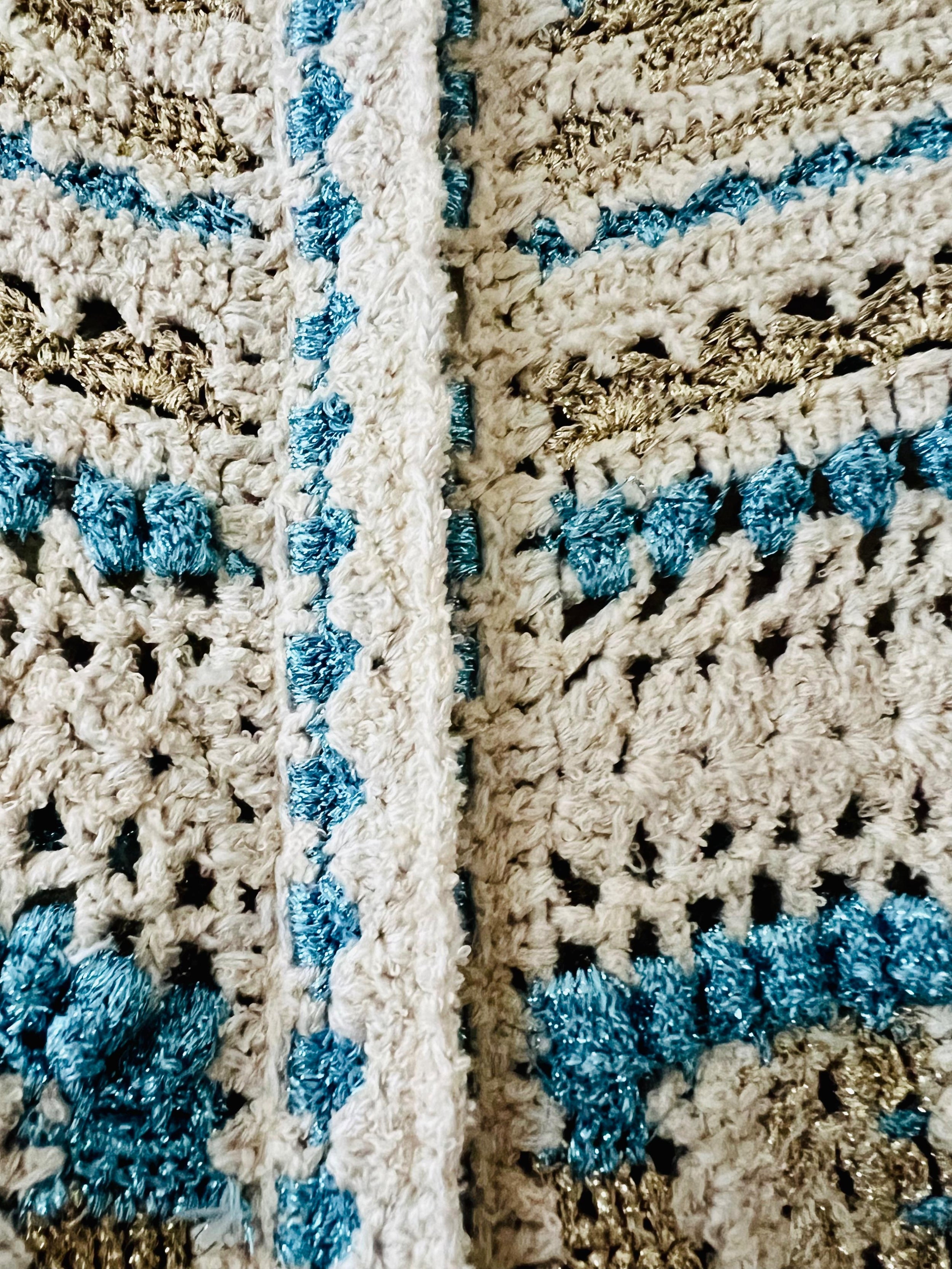 Isabel Marrant Multicoloured Crochet Cardigan