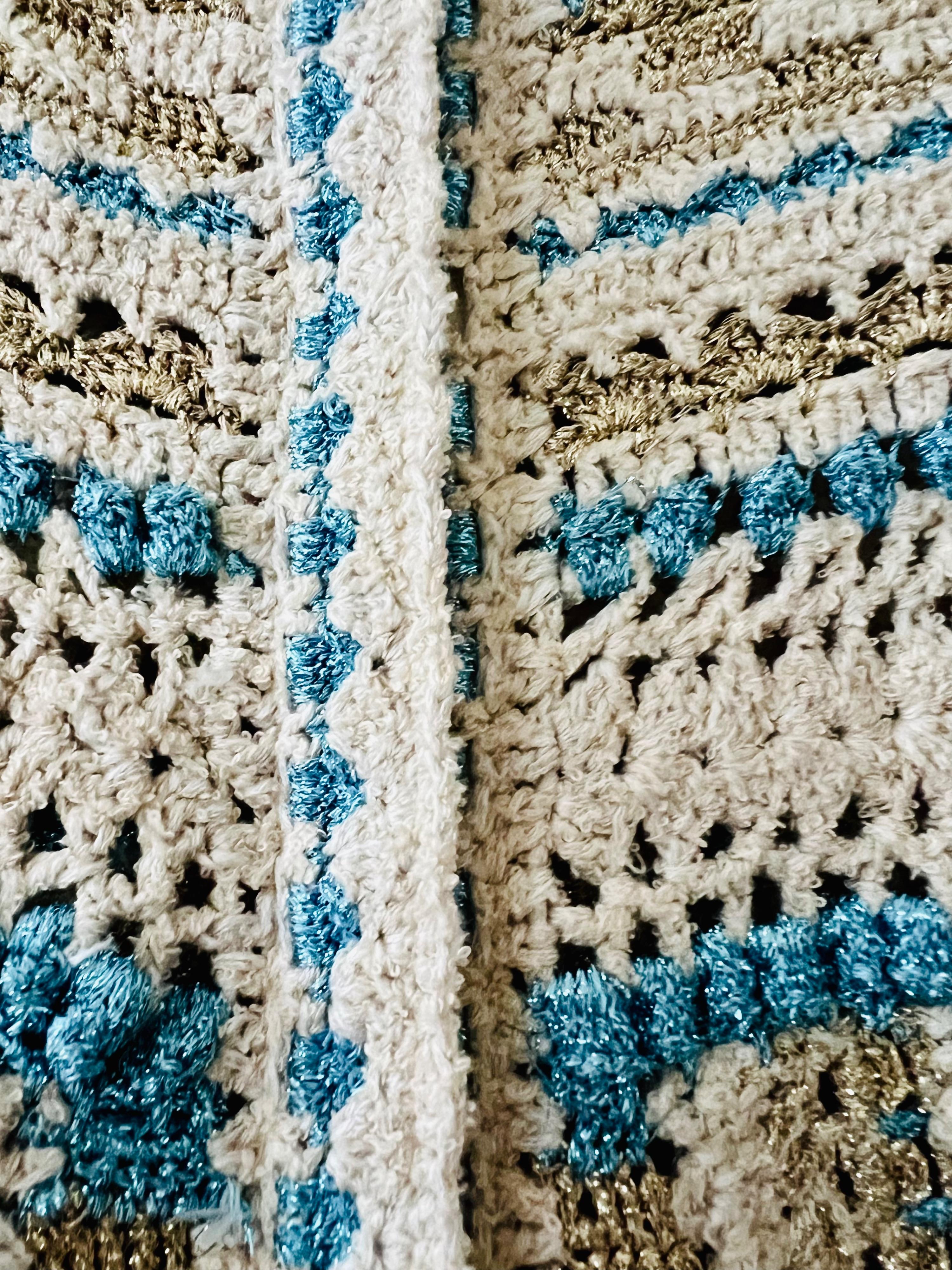 Isabel Marrant Multicoloured Crochet Cardigan