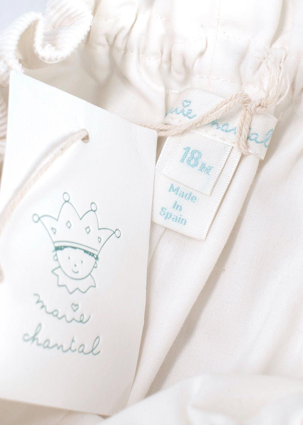 Marie Chantal White Paper Bag Trousers (18 Months)