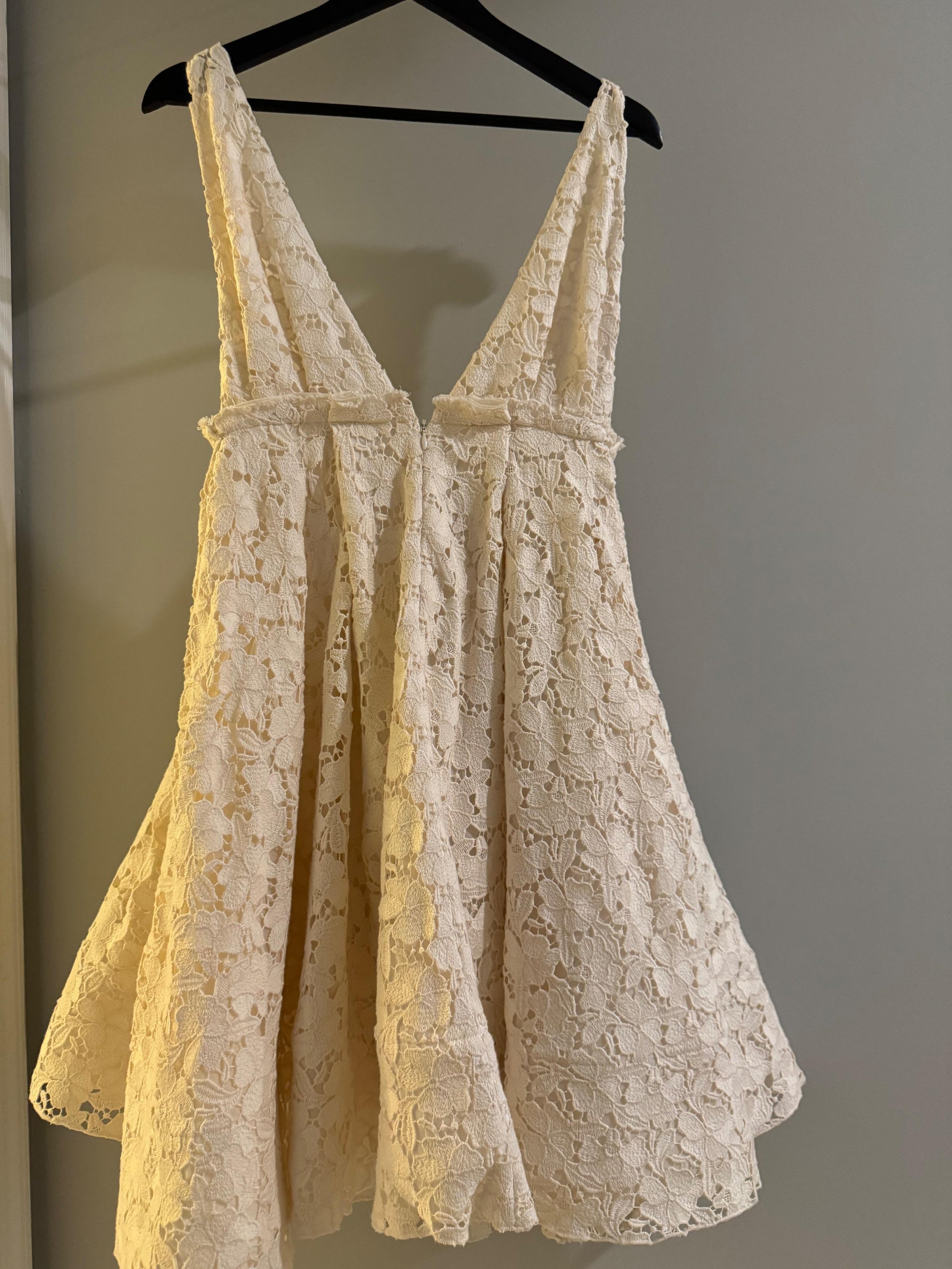 Brock Collection Lace Pleated Mini Dress